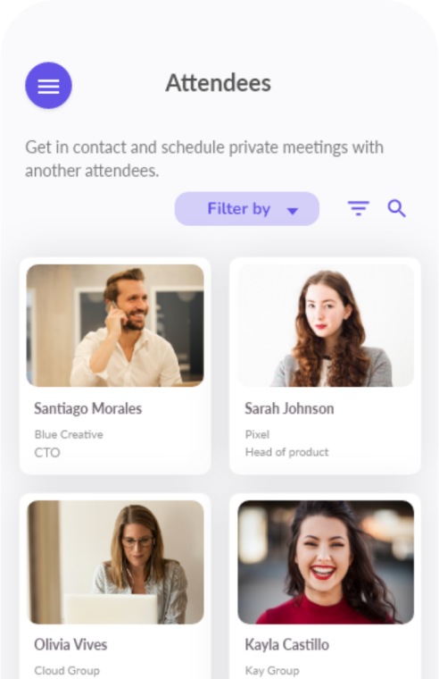 Eventtia platform