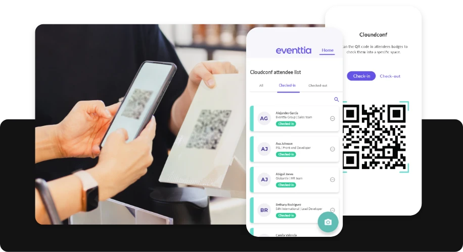 On-site check-in app