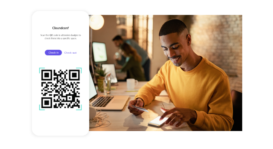 Produce tickets, badges with QR code and invoices