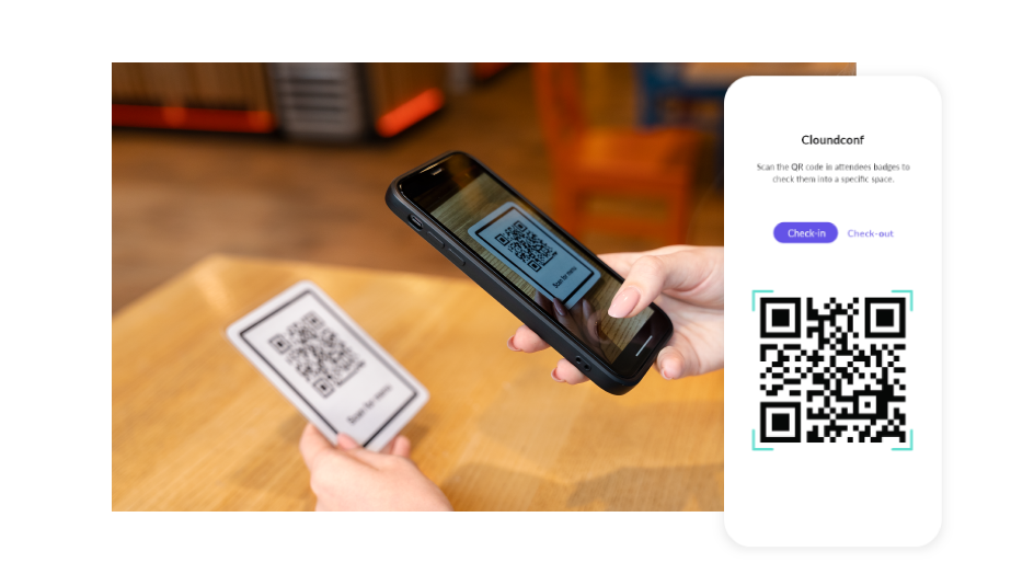 On-site check-in app
