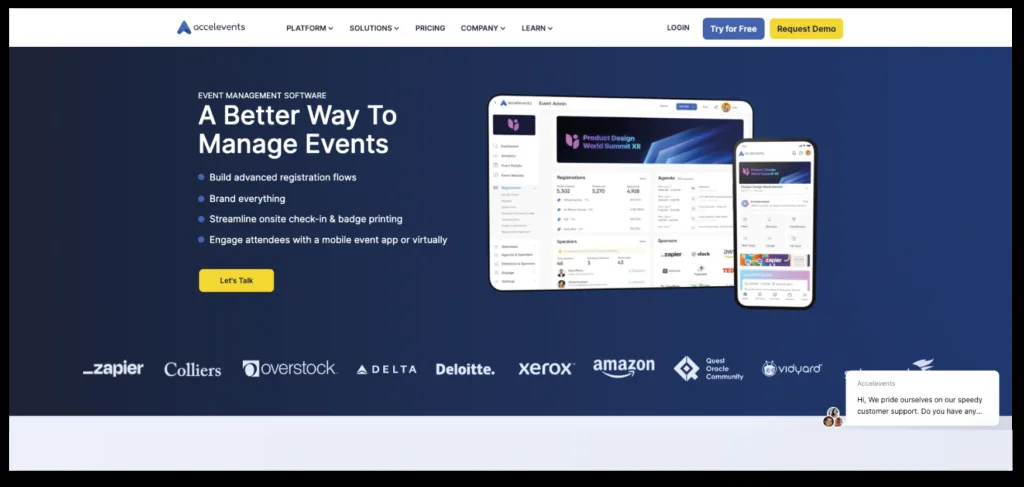 mobile phone laptop event management software