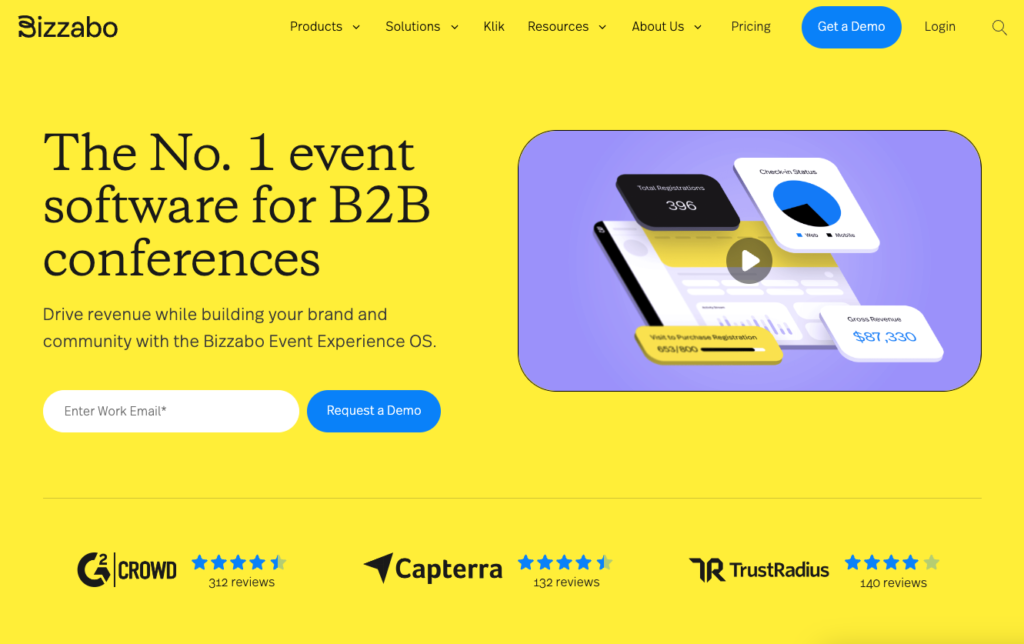 event management dashboard