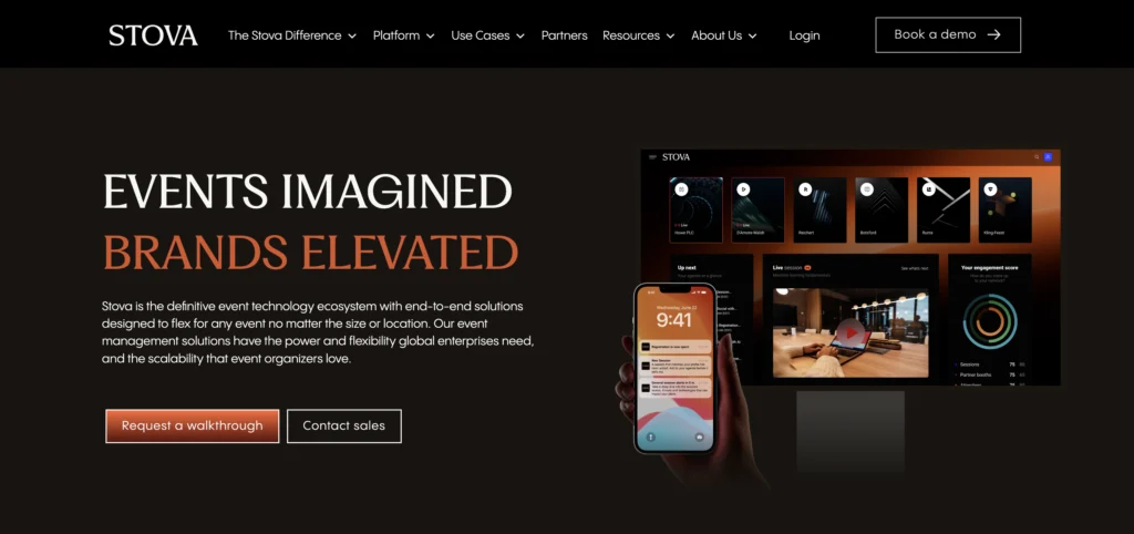 stova event management platform