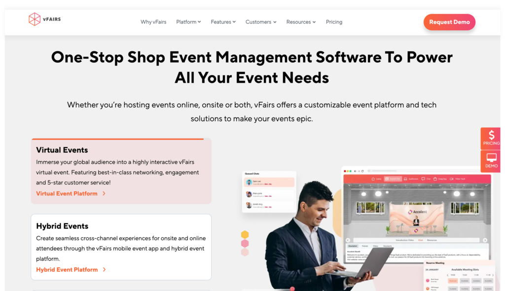 vfairs event management platform
