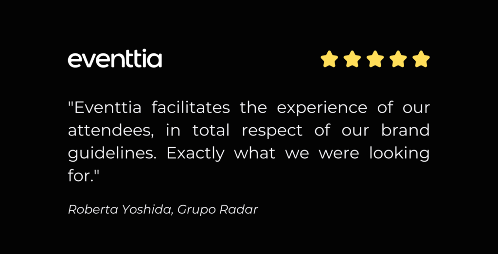 Grupo radar testimonial quote Eventtia