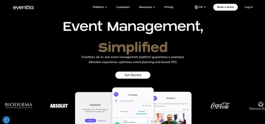 Eventtia event management platform