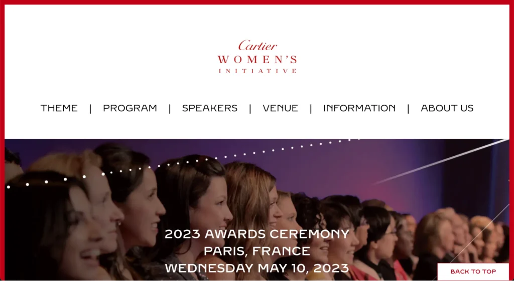 cartier event made with eventtia