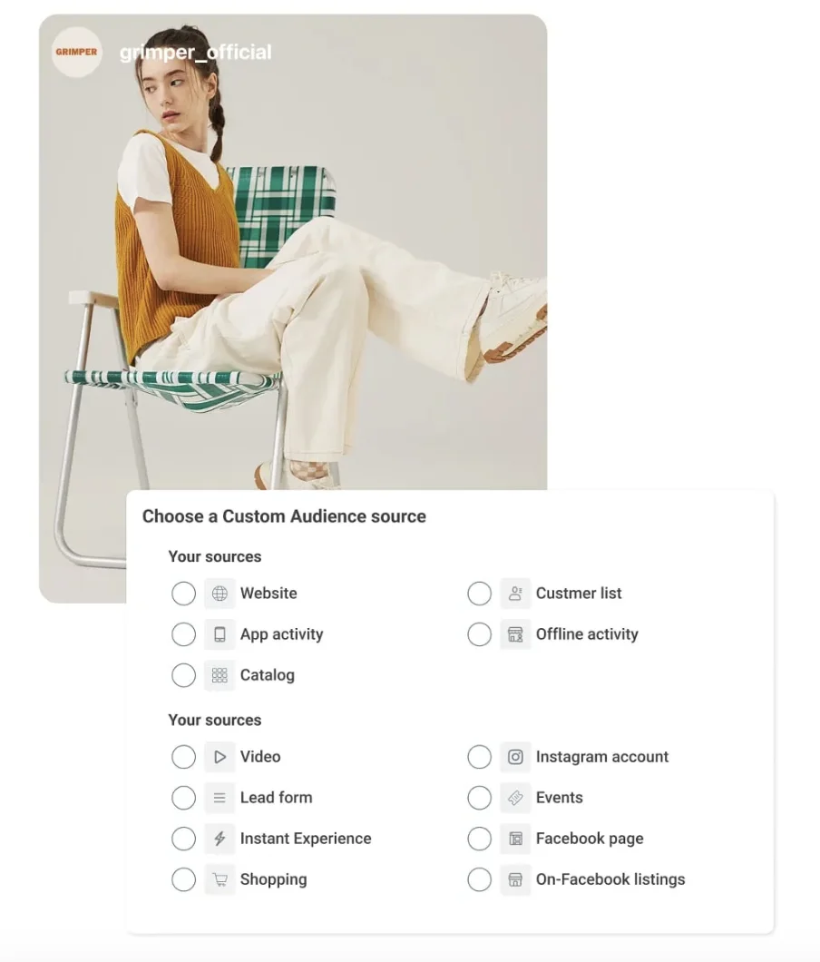 grimper facebook event ad example