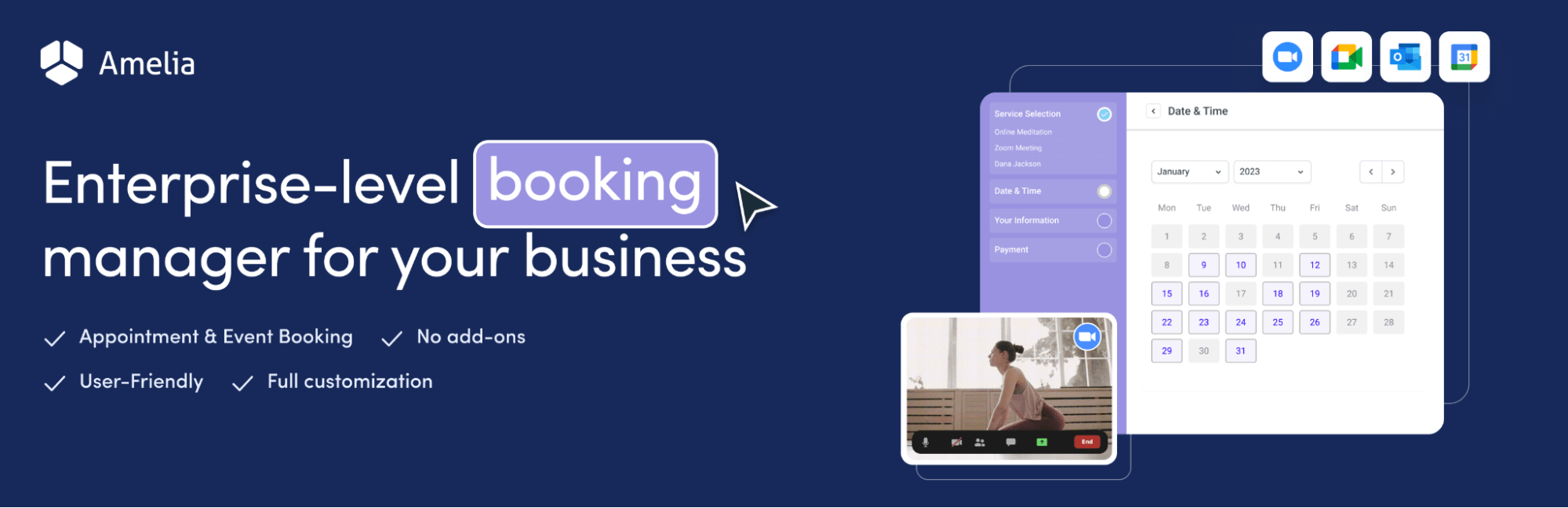 amelia wordpress event plugin