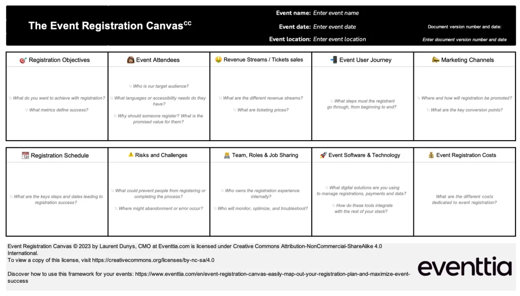 Event Registration template